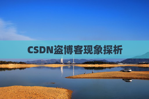 CSDN盗博客现象探析